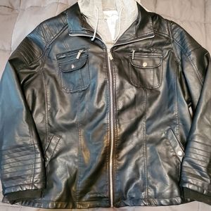 Vegan leather jacket